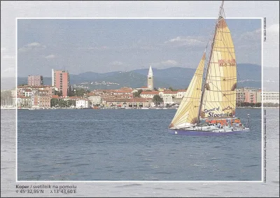 TEKMOVALNE JADRNICE, V OZADJU KOPER
